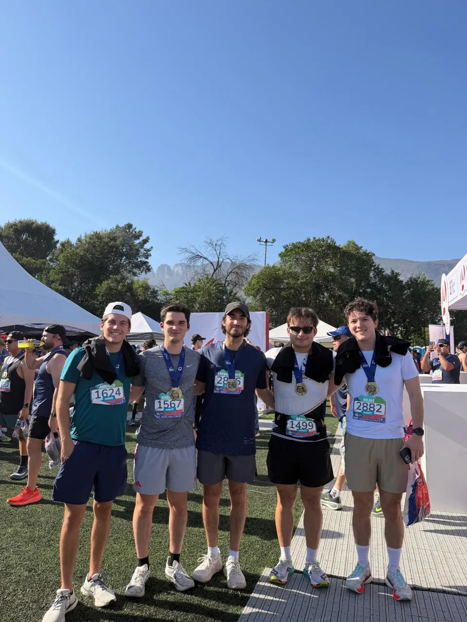 A race is also time spent with the people around me.